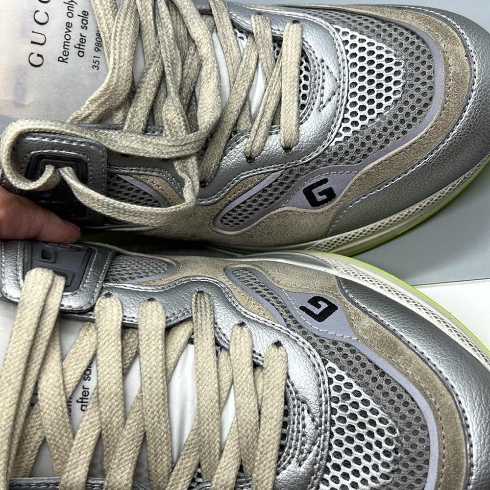 Gucci Ultrapace Athletic sneakers women’s 38.5. NIOB - Picture 9 of 14
